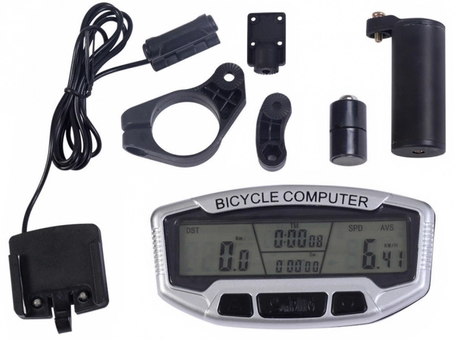 Waterproof LCD Bicycle Computer with 28 Functions
