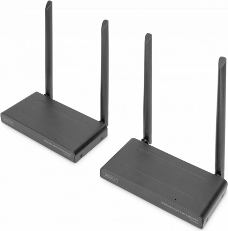 Draadloze HDMI KVM-extender 200 m, Full HD 60 Hz (set)