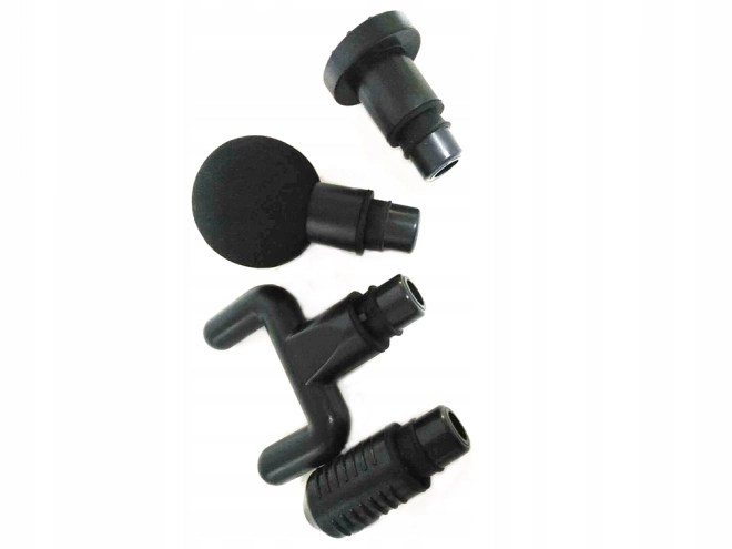 Quatre embouts interchangeables pour différents groupes musculaires