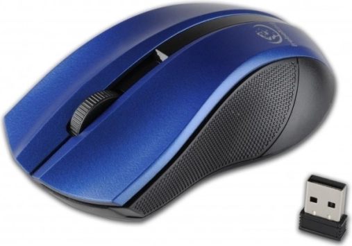 Kabellose optische Maus Rebeltec Galaxy blau‑silbern