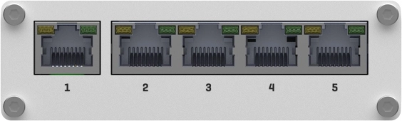 commutateur industriel TSW110 5× Gigabit Ethernet