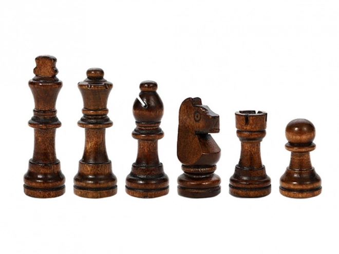 Schach, Dame und Backgammon aus Holz 3-in-1 Set