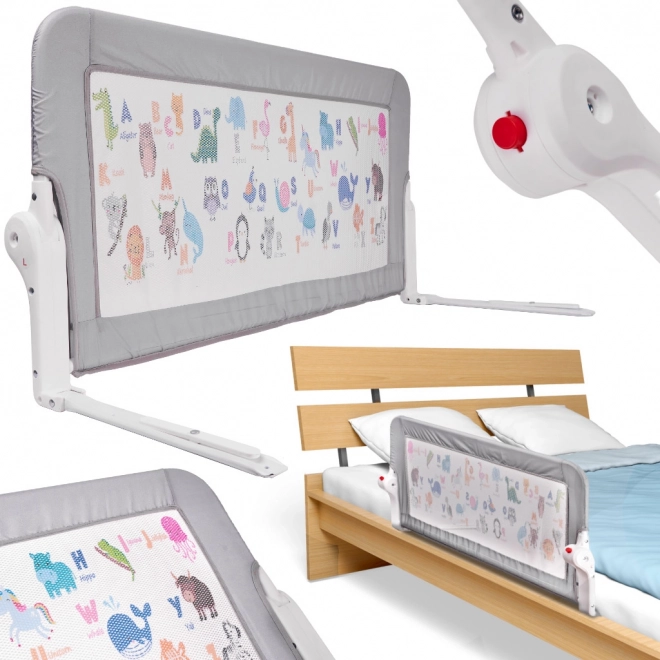 Protective Bed Guard 90cm Animals Design