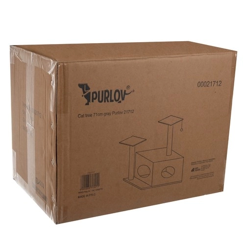 Krabpaal voor katten Purlov 71cm, grijs