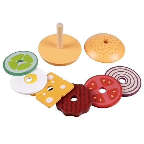 Kruzzel hamburger en bois 22673