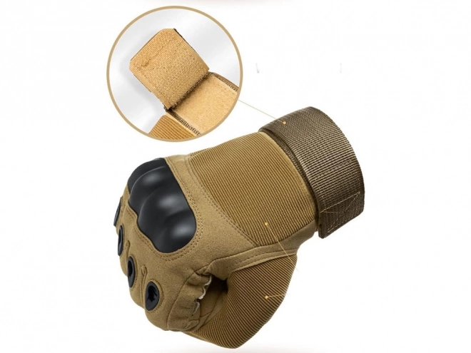 Tactische handschoenen XL met knokkelbescherming