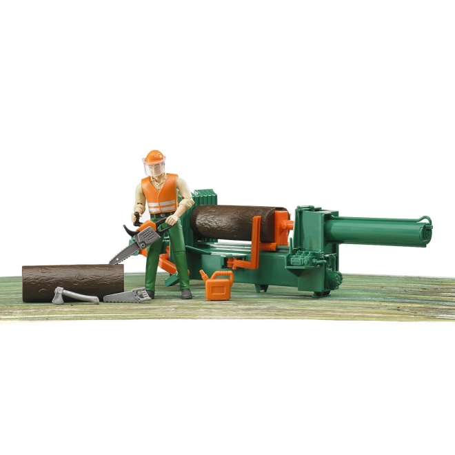 Set de coupe de bois Bruder