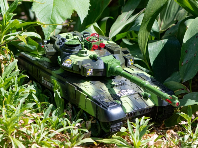 Char RC télécommandé 2,4 GHz camouflage forestier