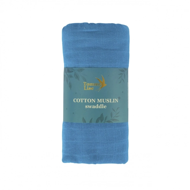 Tommy Lise mousseline luier Abyss Blue 120x120 cm
