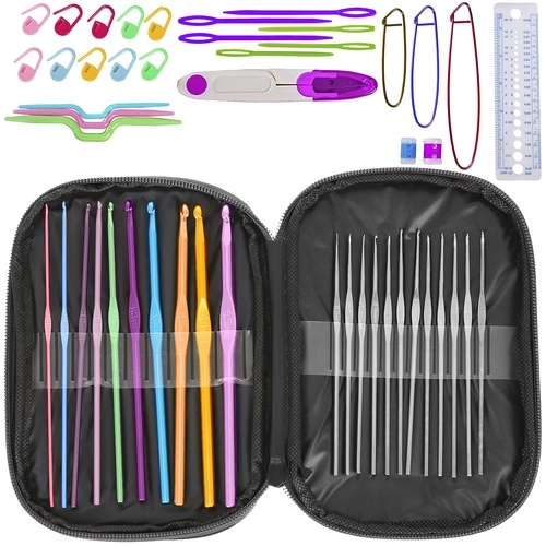 Set haaknaalden met accessoires