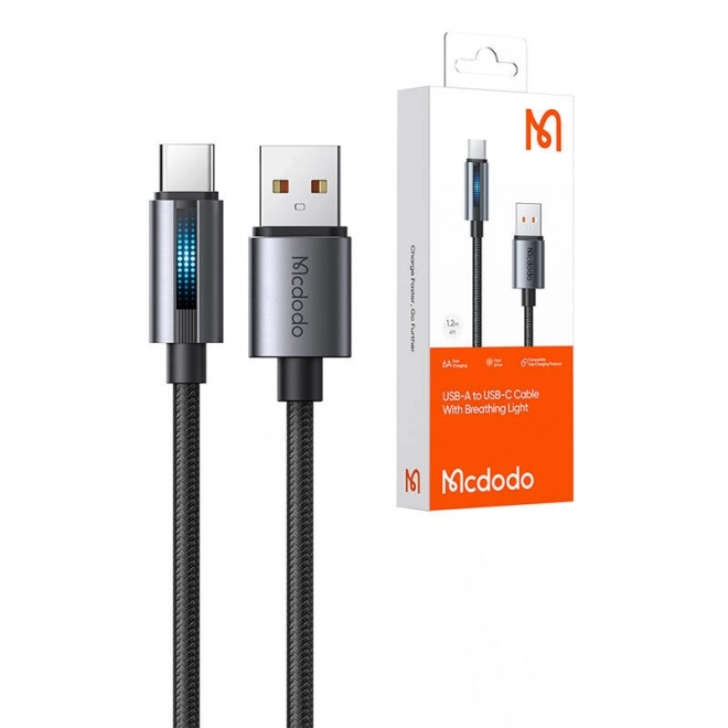 USB-kabel Mcdodo USB-A naar USB-C 1,2m zwart