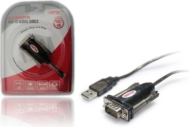 Adaptateur USB vers RS-232 avec réducteur DB9 vers DB25 UNITEK
