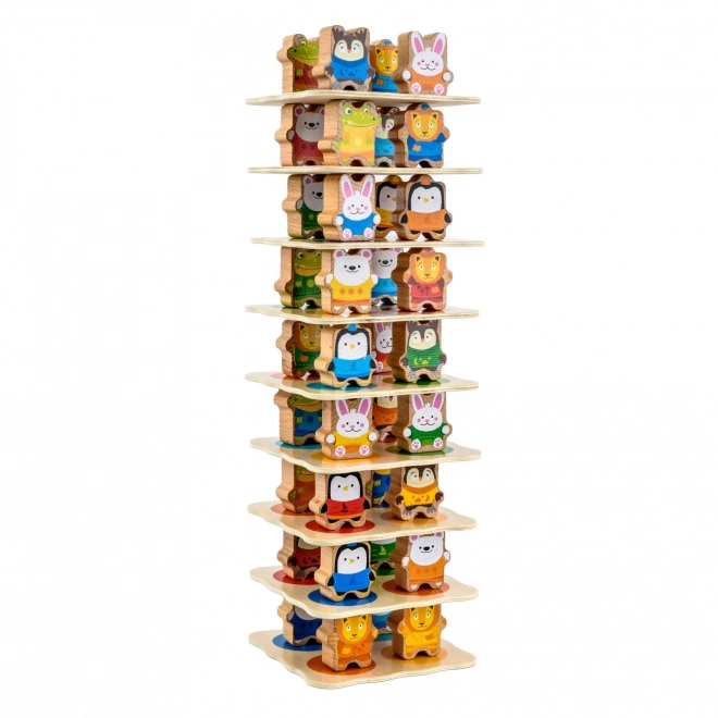 Lucy & Leo Dierentoren – houten speelset