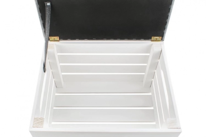 Wooden Storage Ottoman