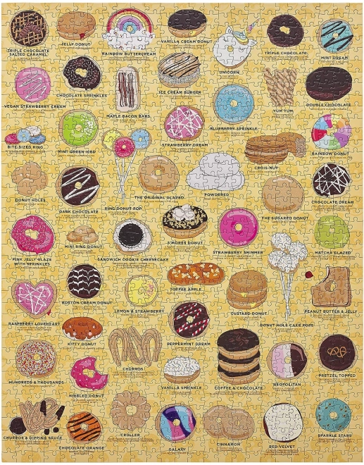 Puzzle Ridley's Games for Donut Lovers 1000 Pieces