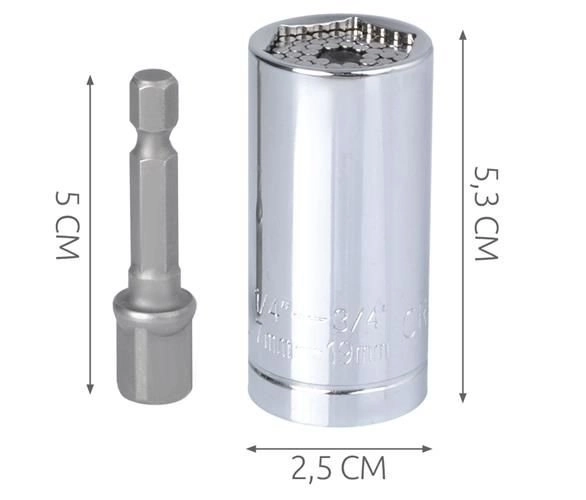 Universal Socket Wrench 7-19mm