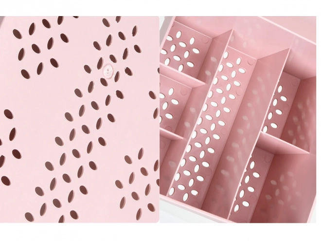 Organizer voor cosmetica en sieraden met laden