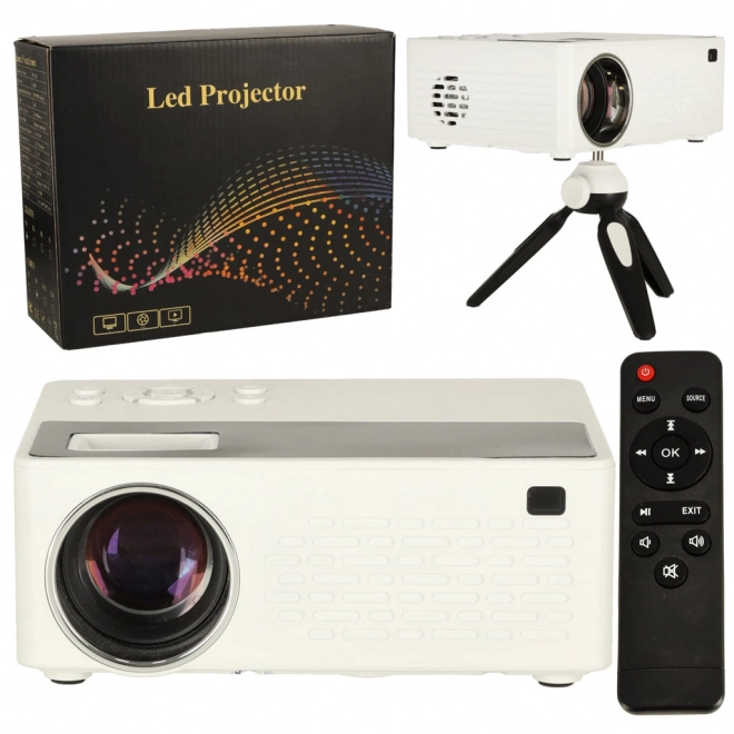 Draagbare LED-projector met hoge resolutie