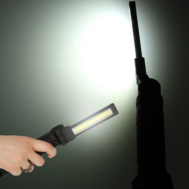 USB werk LED zaklamp met magneet en accu