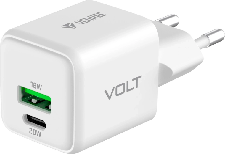 Wandlader USB‑C/A 20W/18W met snel opladen