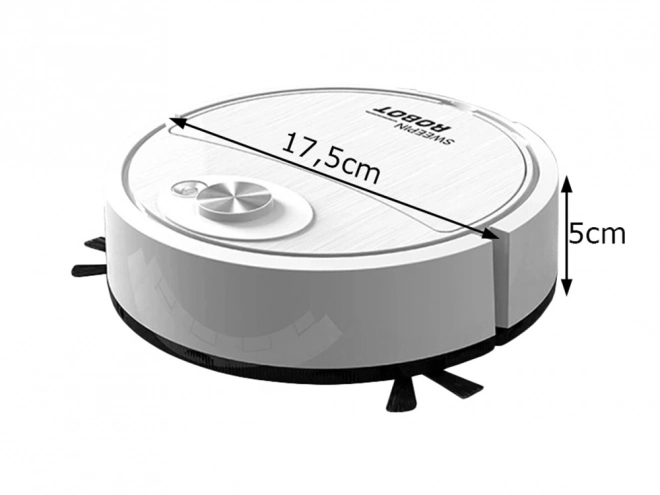 Draadloze robotstofzuiger met borstel