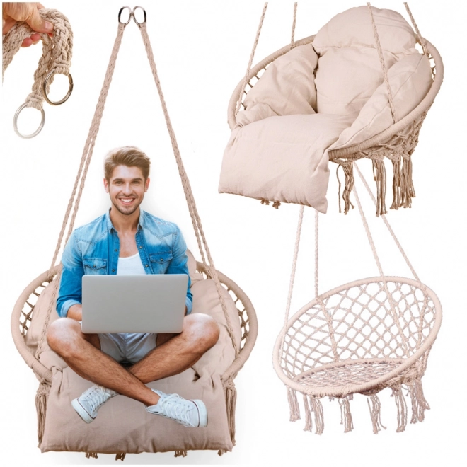 Garden Nest Swing with XXL Cushion