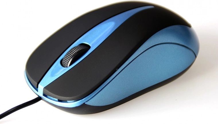Optische Maus Media-Tech PLANO schwarz-blau