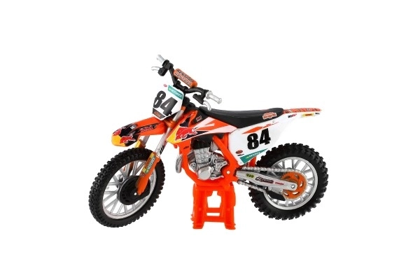 Motorfiets replica KTM 450 SX-F Factory Edition 2018 van Bburago