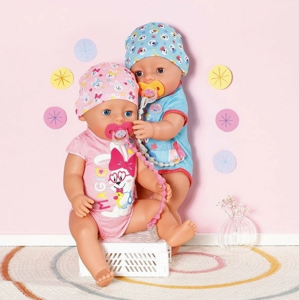 Magische speen met clip voor BABY born poppen