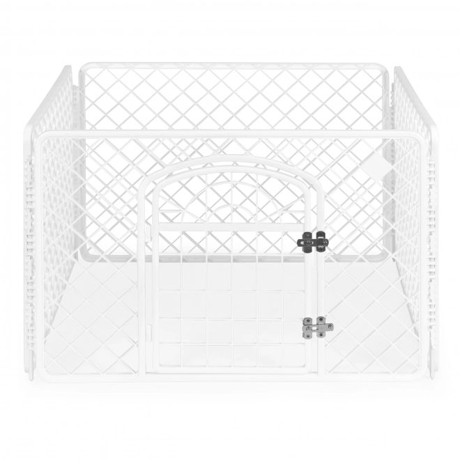 Grand enclos, cage, courette pour chien, chat, blanc