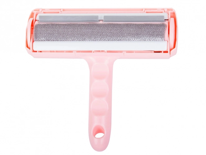 Roze roller voor het verwijderen van haren