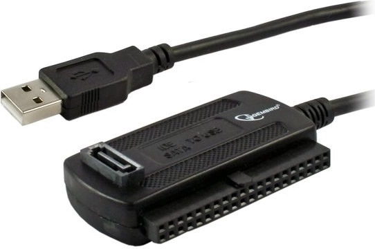 USB 2.0-naar-IDE/SATA-adapter voor 2,5″- en 3,5″-schijven met voedingsadapter
