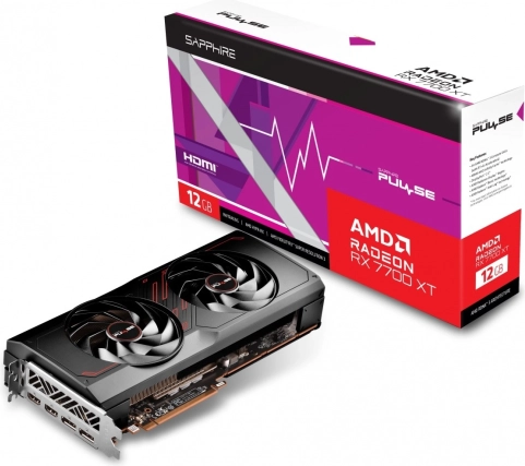 Grafische kaart Sapphire Radeon RX 7700 XT 12GB GDDR6