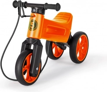 Funny Wheels Rider SuperSport 2-in-1 balance bike with strap – Orange