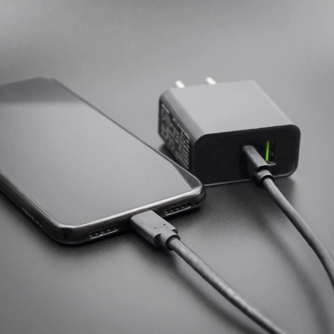 USB-C naar USB-C-kabel voor gegevensoverdracht en opladen, 3 m, zwart