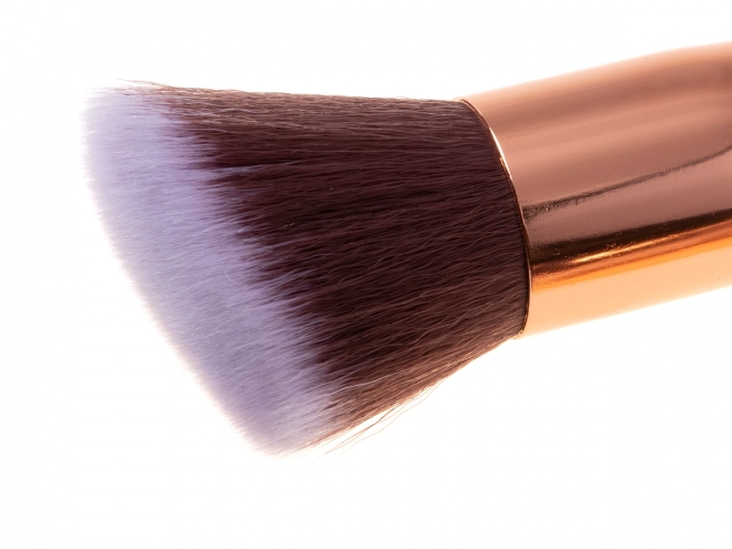 Set make-up kwasten 15st + etui - bruin