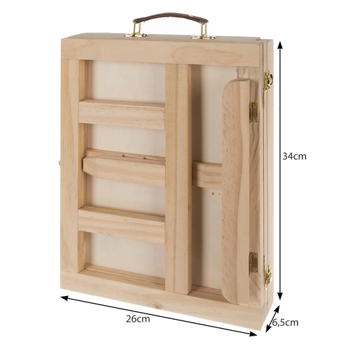 Praktische koffer met houten constructie