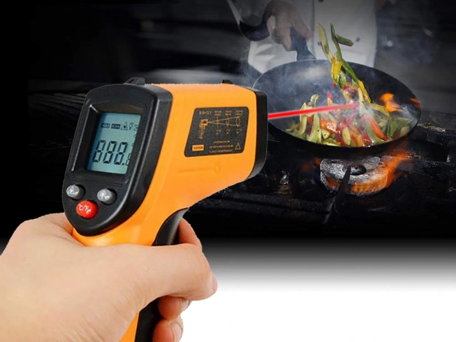 Contactloze laserthermometer -50 +380°C