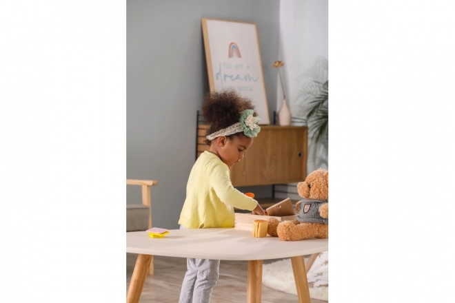 Houten snijmaaltijd