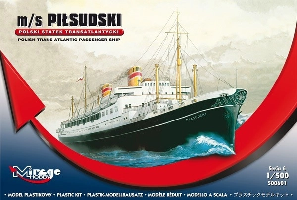 Model schip m/s Piłsudski