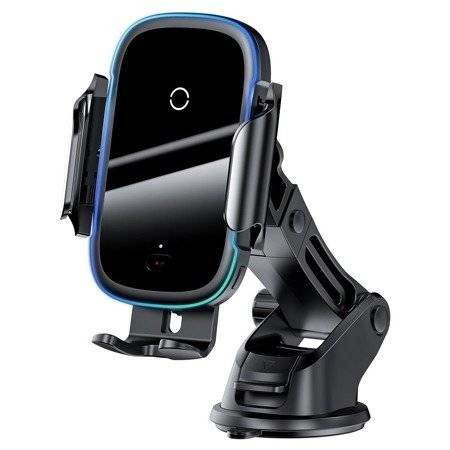 Elektrische telefoonhouder voor in de auto Baseus met draadloze oplader