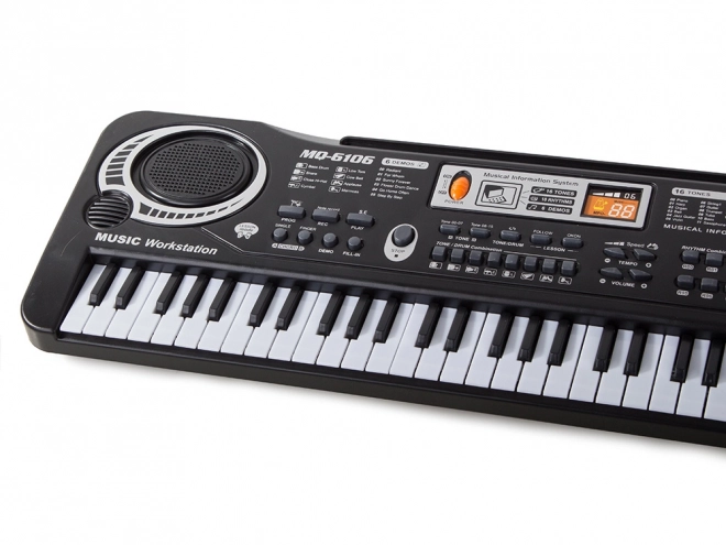 Elektronisch orgel met microfoon voor kinderen