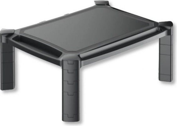 Support de moniteur en plastique réglable noir jusqu’à 32 pouces