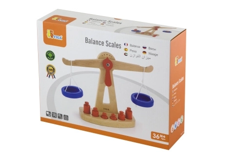 Houten balansweegschaal voor kinderen Viga
