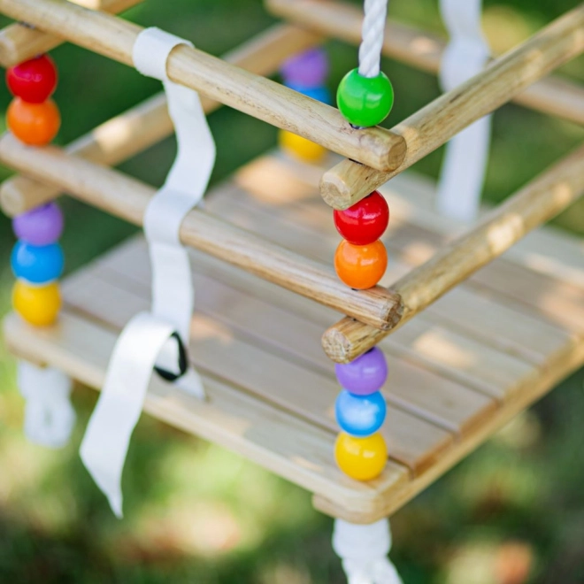Bigjigs Toys Balançoire en bois avec perles