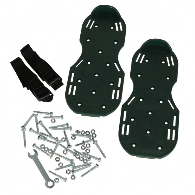Grasbeluchter woeler schoenen met spikes voor gazon