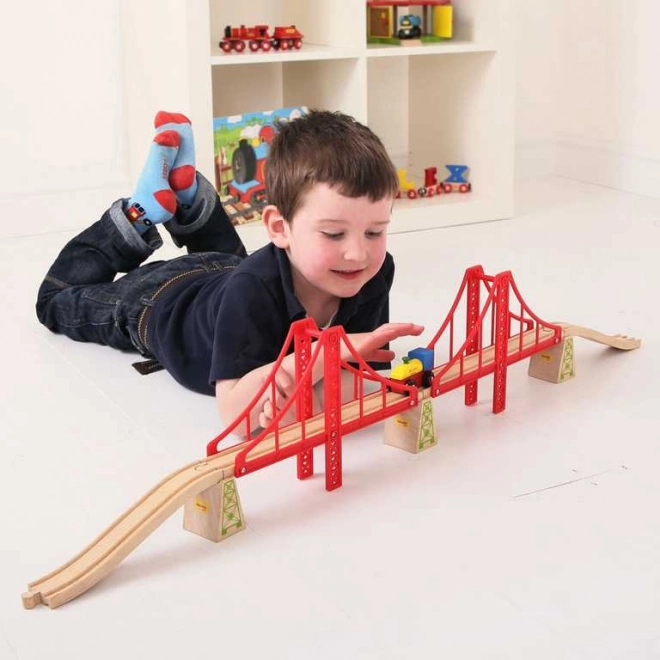 Bigjigs Rail Dubbele Spoorbrug
