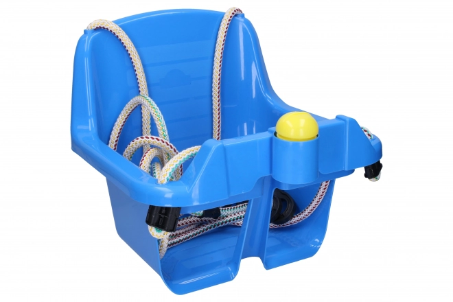 Kinder plastic blauwe schommel
