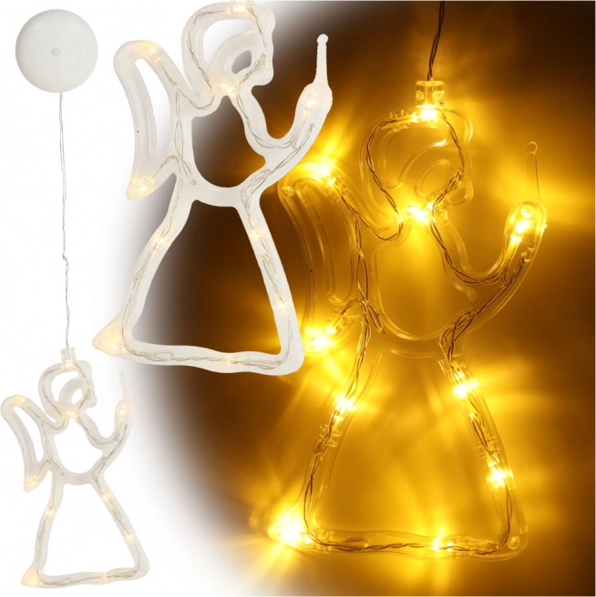 Hanging Christmas LED window decoration – Angel