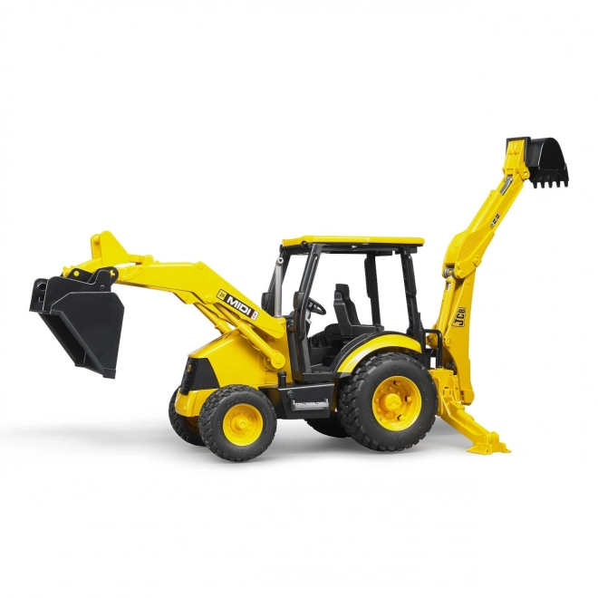 Bruder Traktor JCB MIDI voorlader met graafmachine